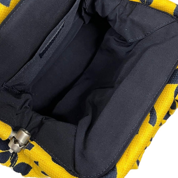 Chanel Yellow Print Shoulder Bag