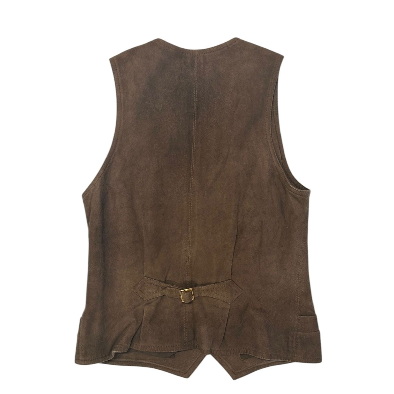 Chanel Suede Logo Leather Vest