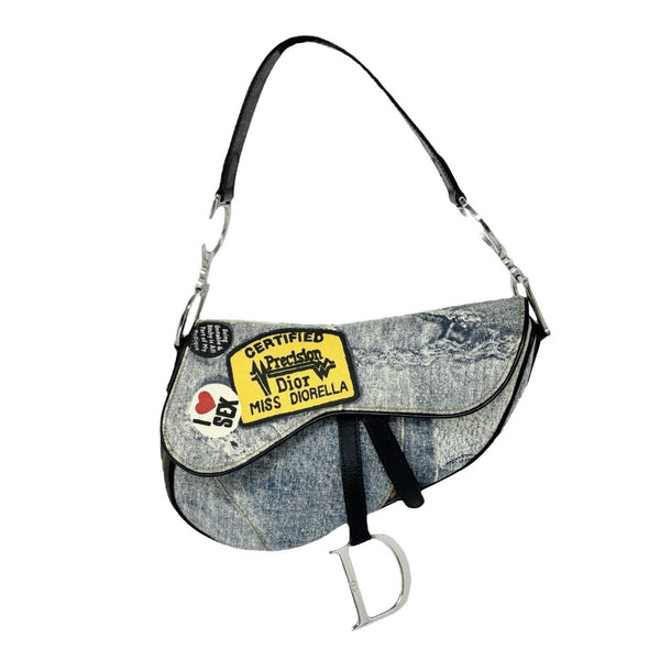 Dior Denim “Miss Diorella” Saddle Bag