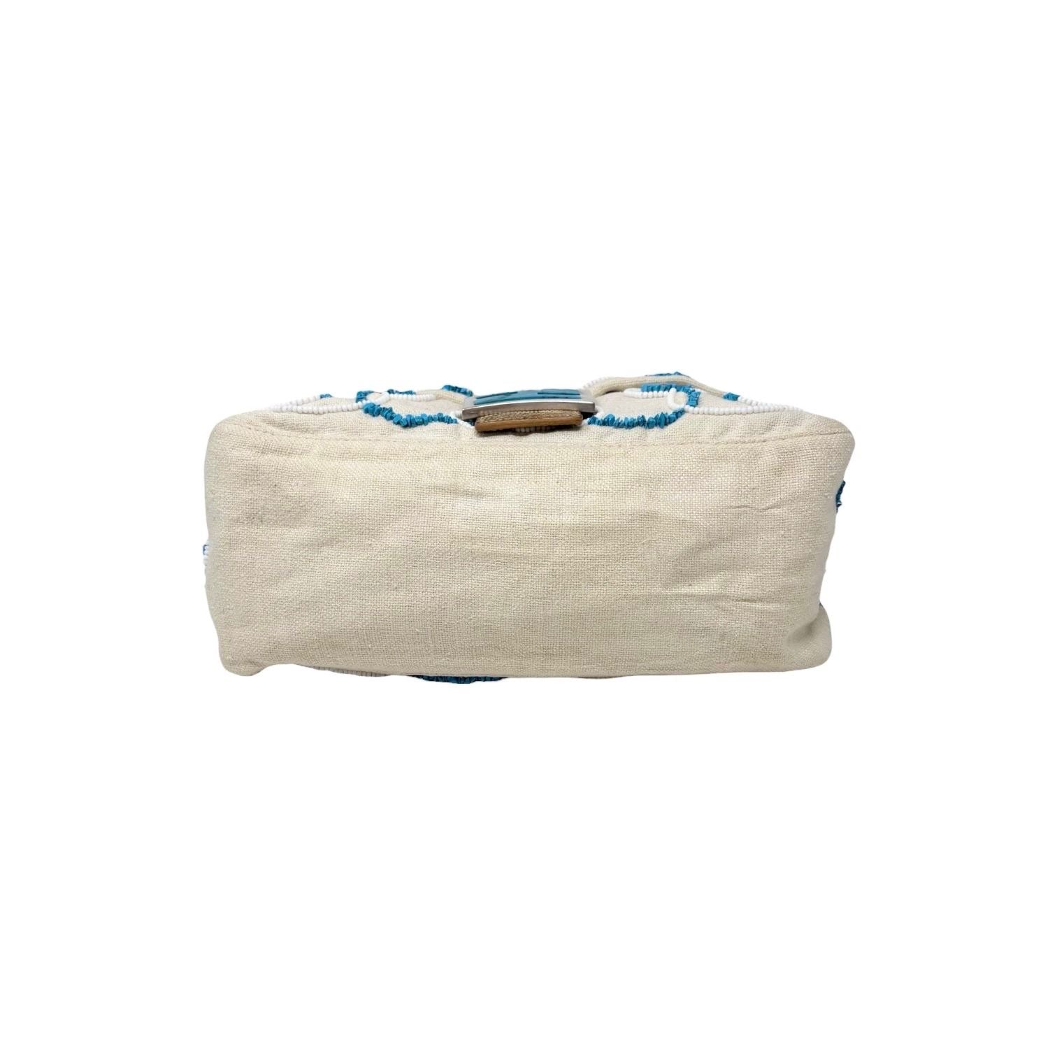 Fendi Turquoise Beaded Mamma Baguette
