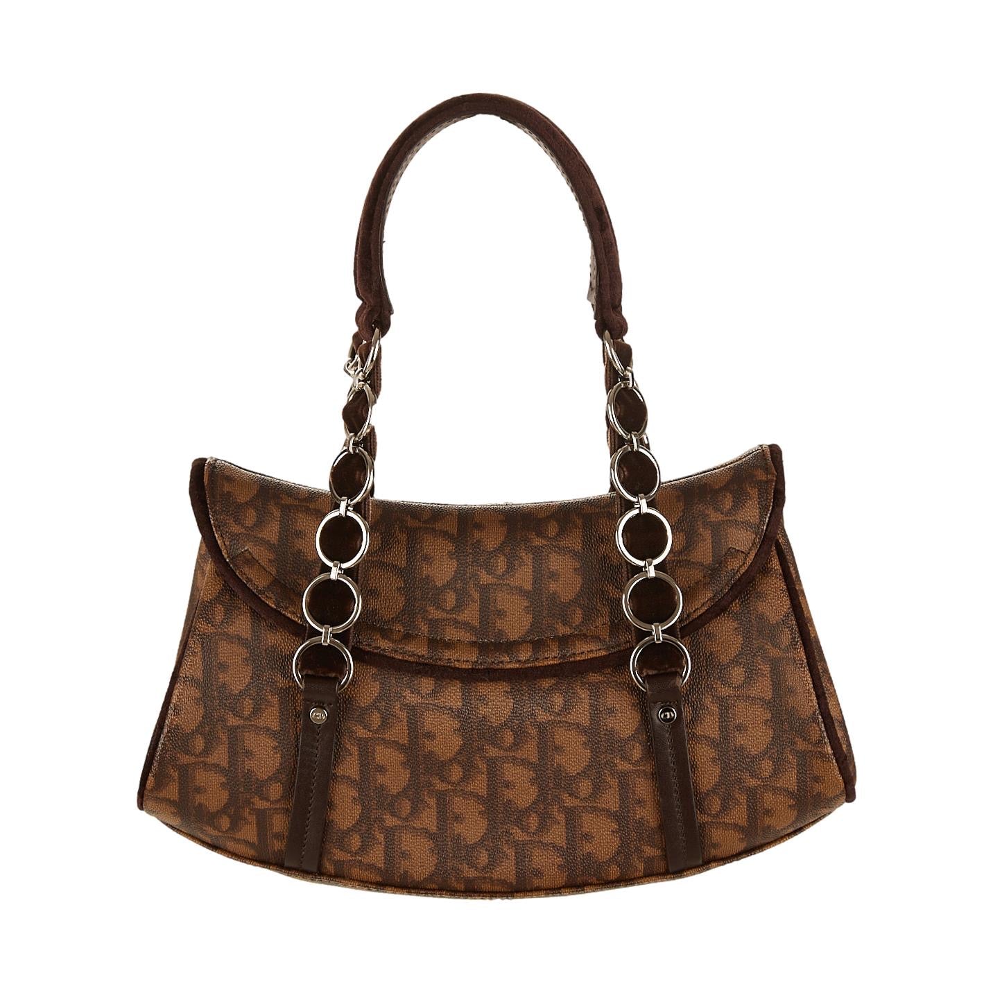 Dior Brown Romantique Shoulder Bag