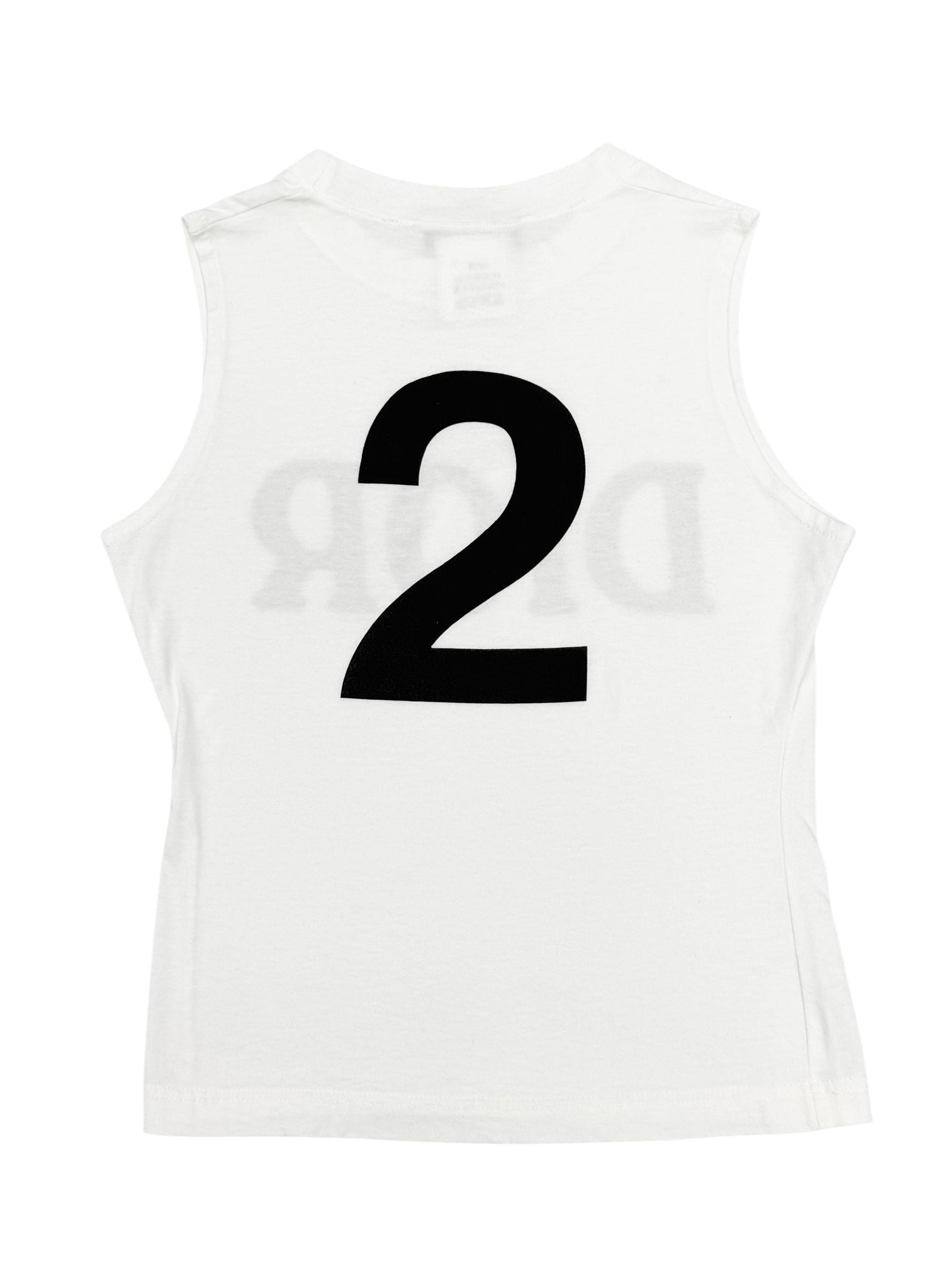 Dior White Logo Tank