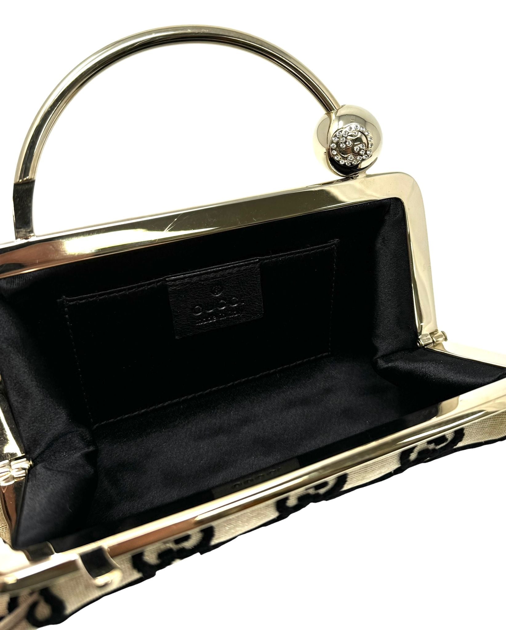 Gucci x Tom Ford Black Mini Top Handle Bag