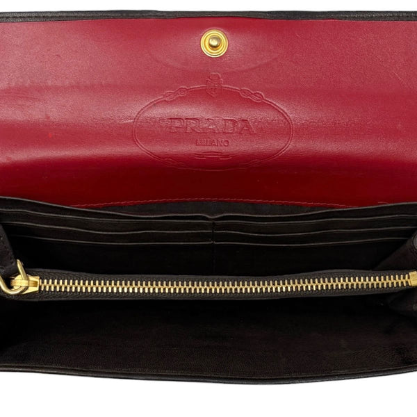 Prada Cheetah Calf-Hair Wallet