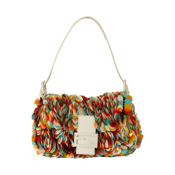 Fendi Multicolor Sequin Baguette Bag