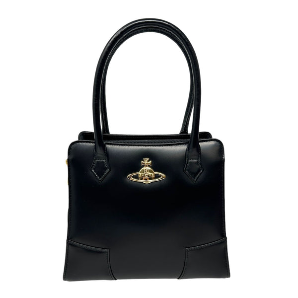 Vivienne Westwood Small Black Leather Bag