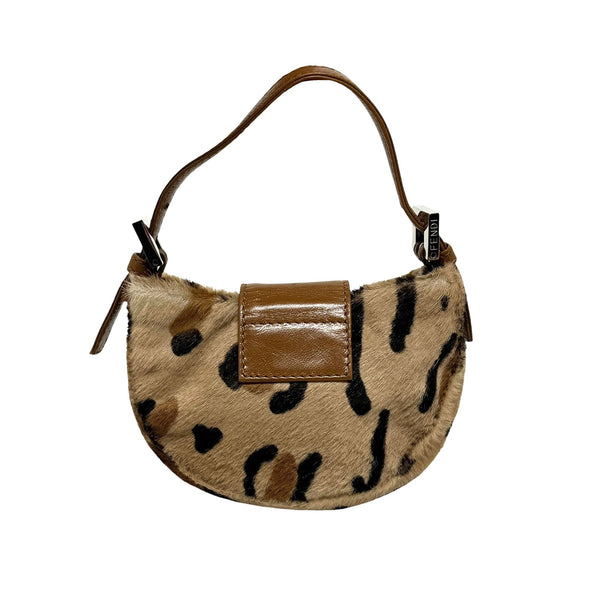 Fendi Cheetah Mini Croissant