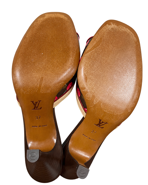 Louis Vuitton Cherry Logo Heels