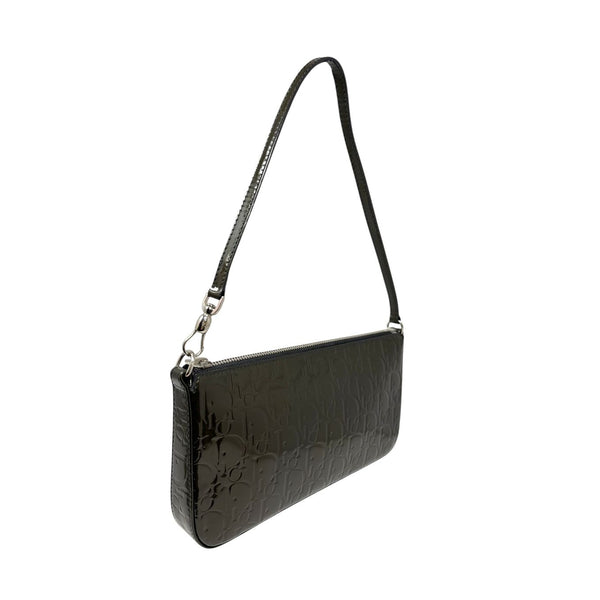 Dior Green Patent Shoulder Bag