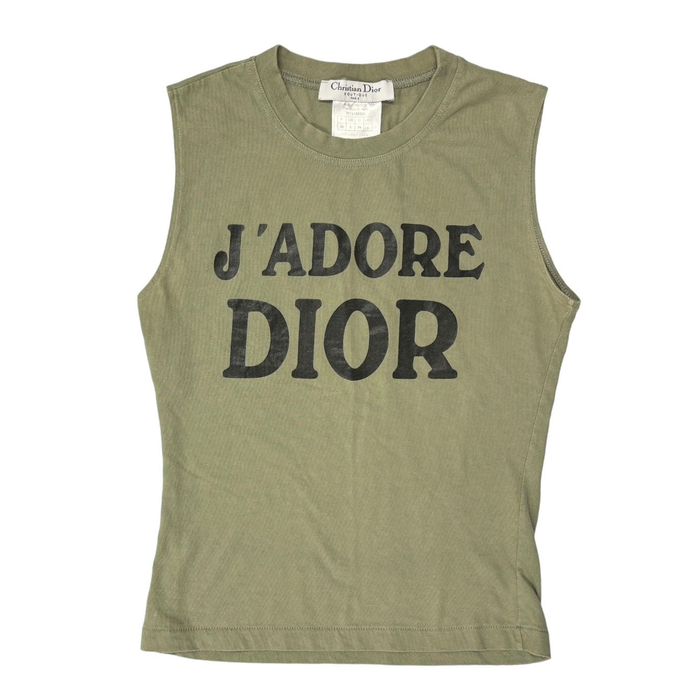 Dior J'Adore Army Green Tank