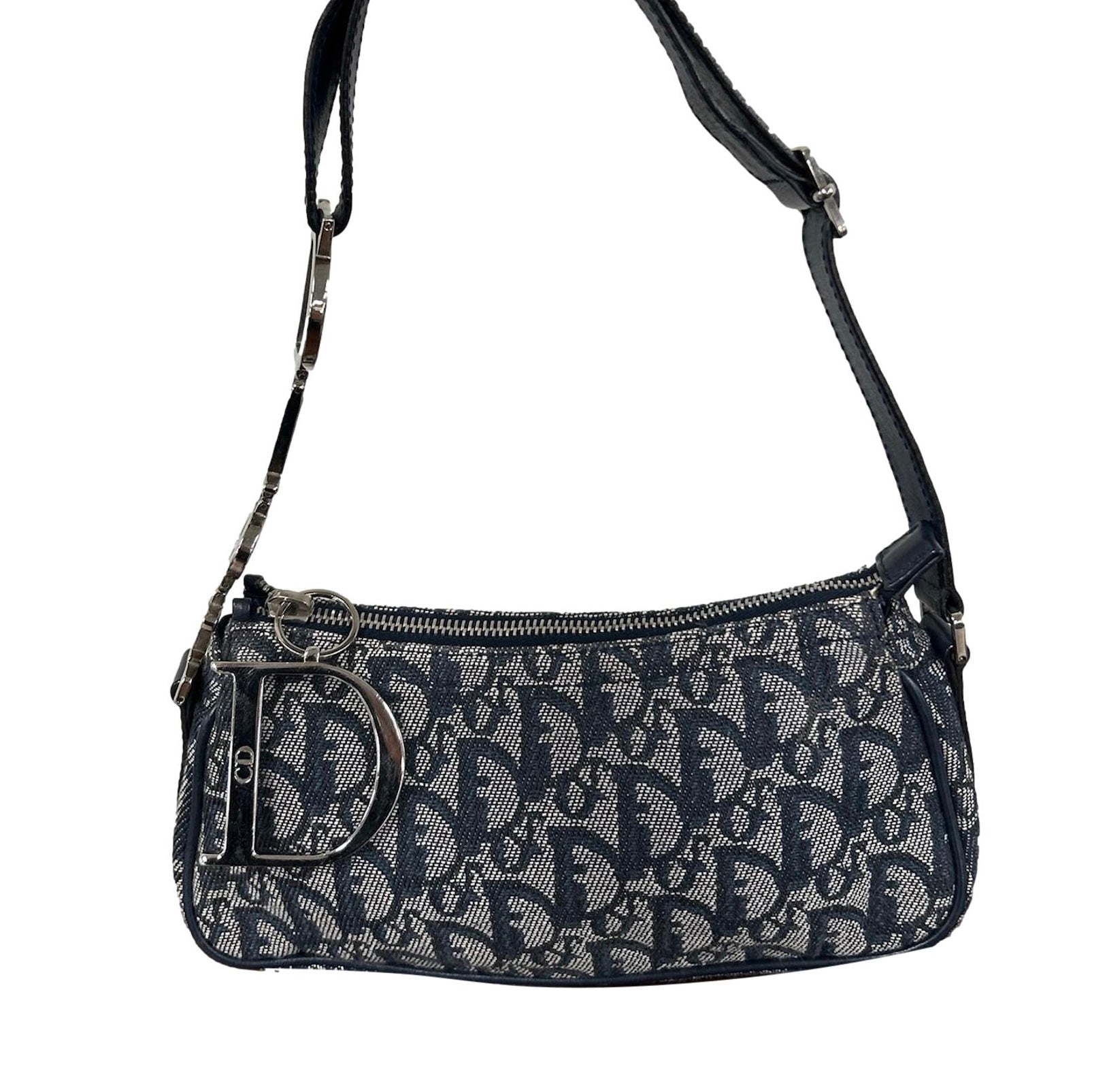 Dior Logo Canvas Shoulder Bag