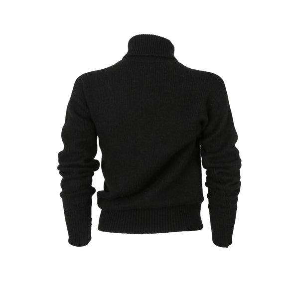 Chanel Black Cashmere Turtleneck Sweater
