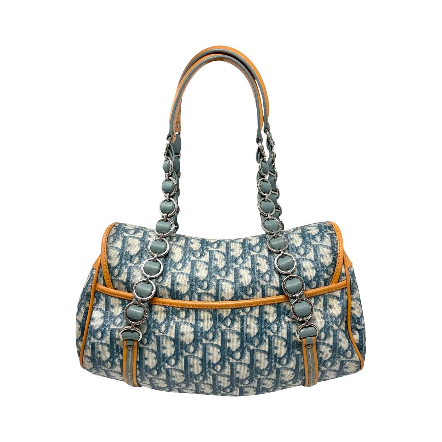 Dior Blue Heart Logo Shoulder Bag