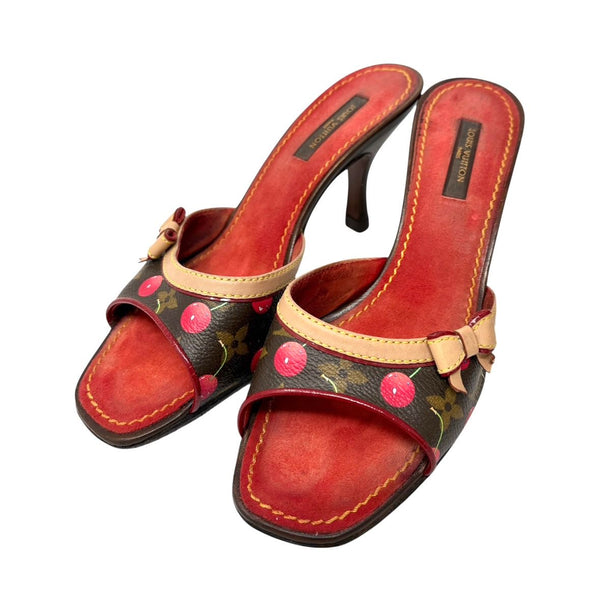 Louis Vuitton Cherry Logo Heels