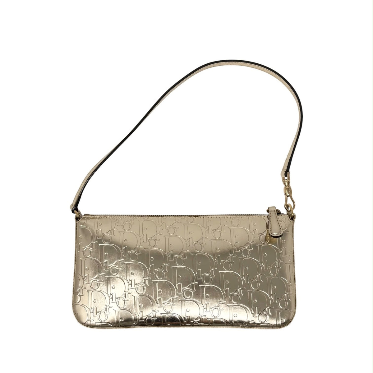 Dior Gold Logo Shoulder Bag