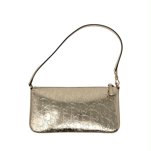 Dior Gold Logo Shoulder Bag