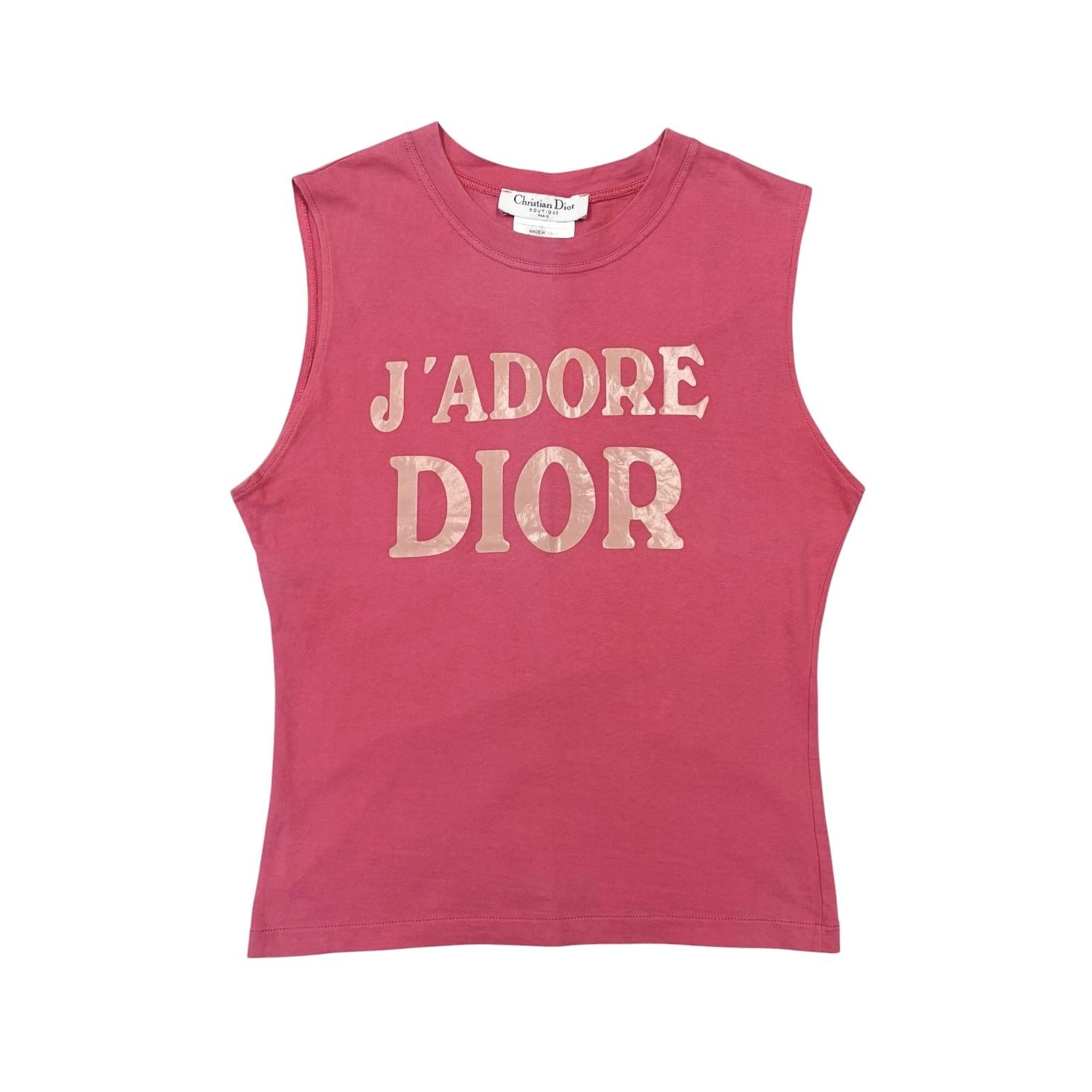Dior J’adore Pink Logo Tank