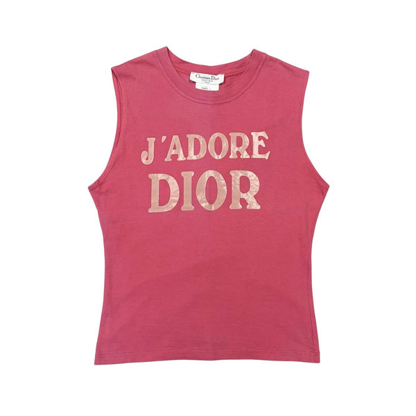 Dior J’adore Pink Logo Tank