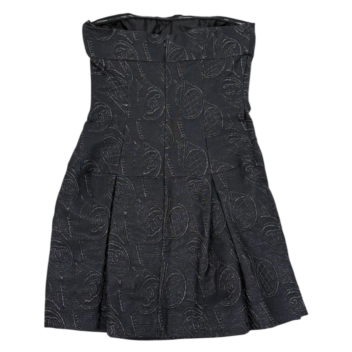 Chanel Navy Tennis Logo Dress