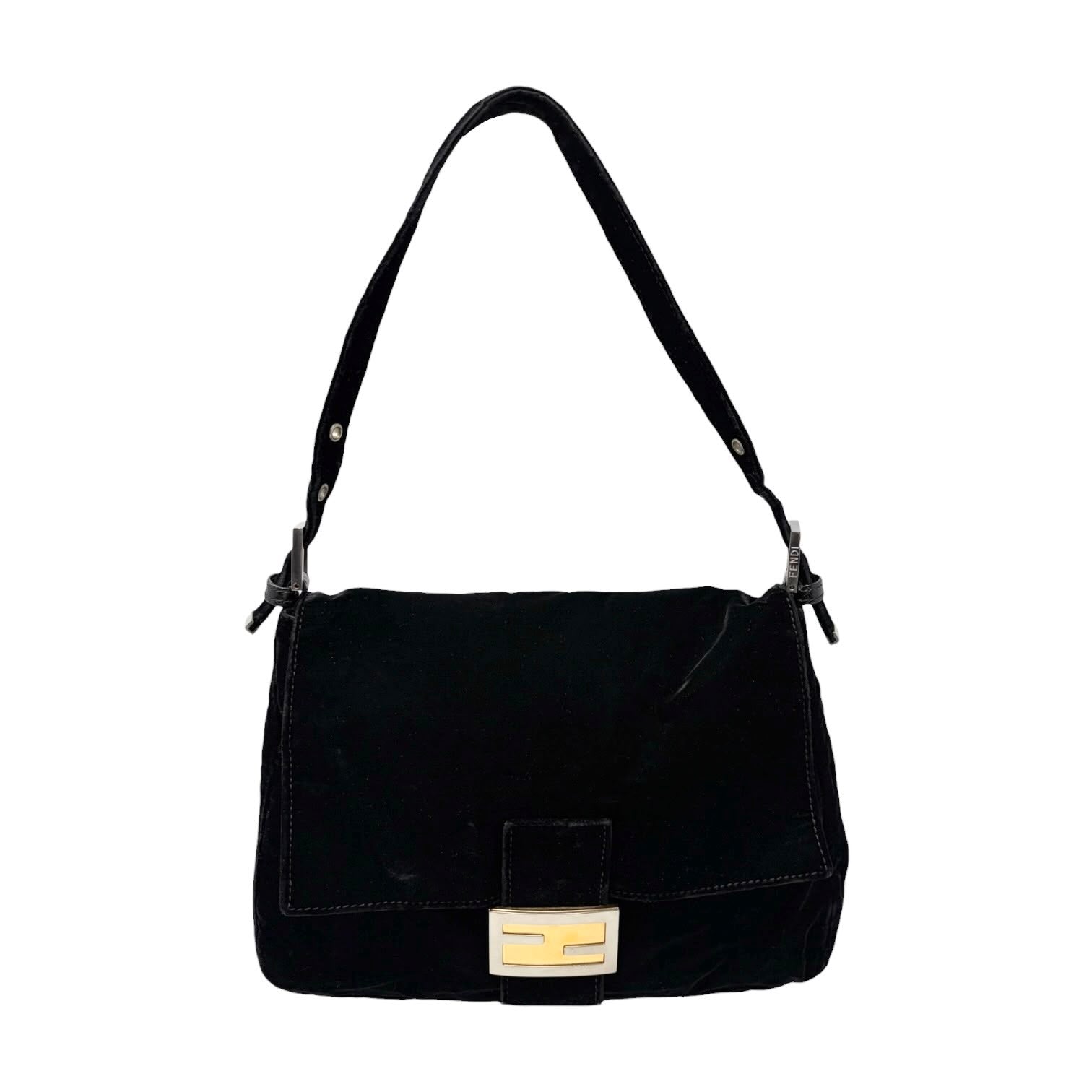Fendi Velvet Mamma Baguette Bag
