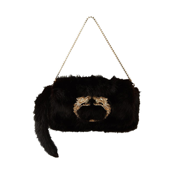 Gucci Black Mink Dragon Clasp Mini Bag – Treasures of NYC