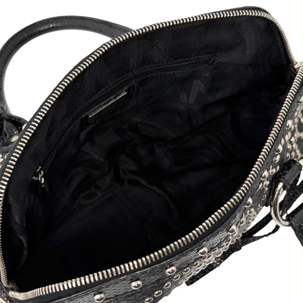Dolce & Gabbana Studded Logo Top Handle Bag