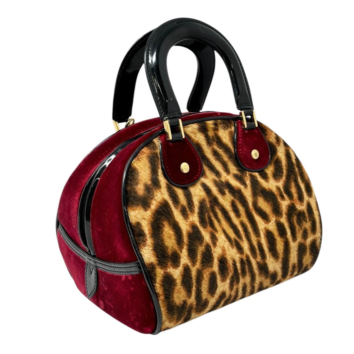 Dior Cheetah Calfhair Gambler Bag