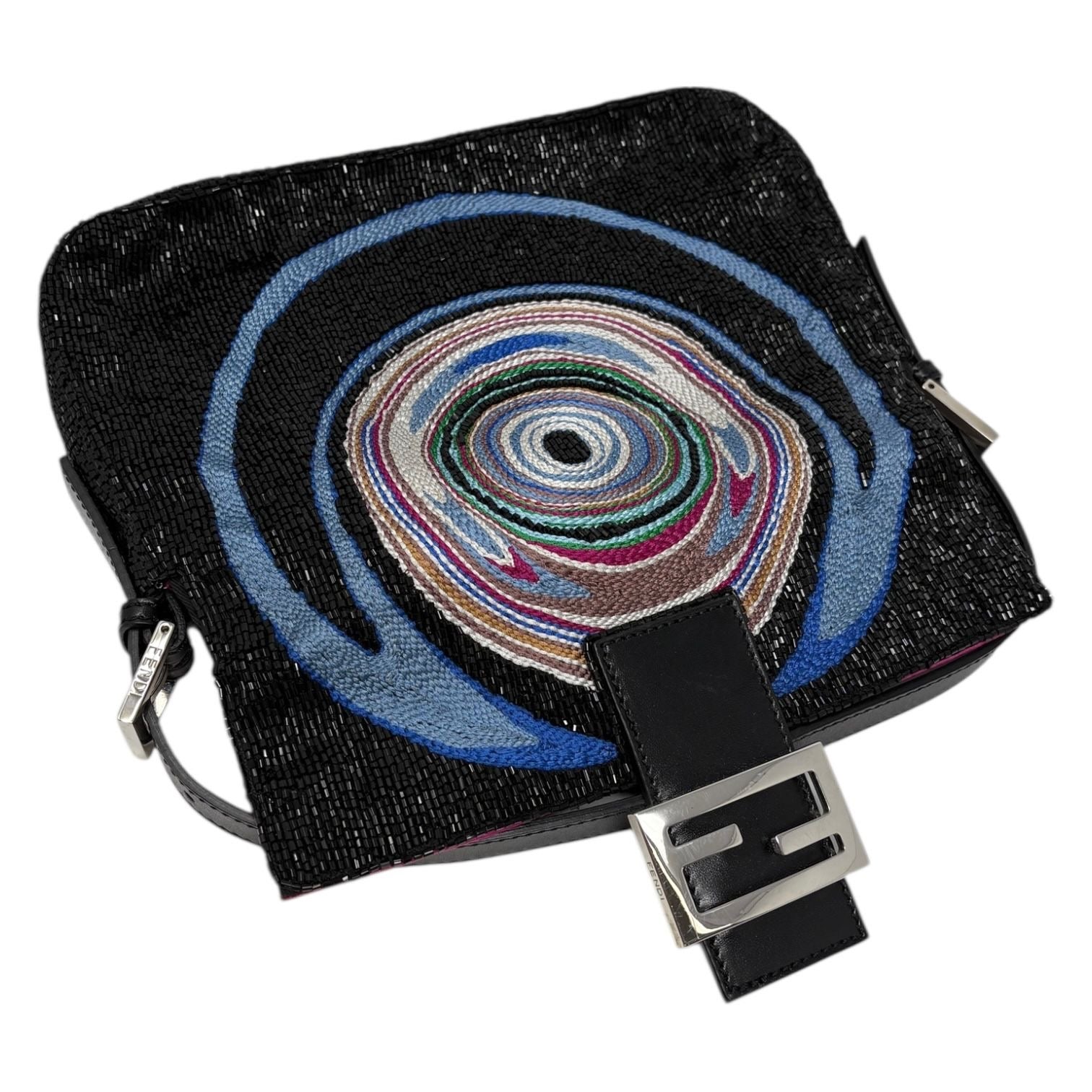Fendi Multicolor Beaded Baguette