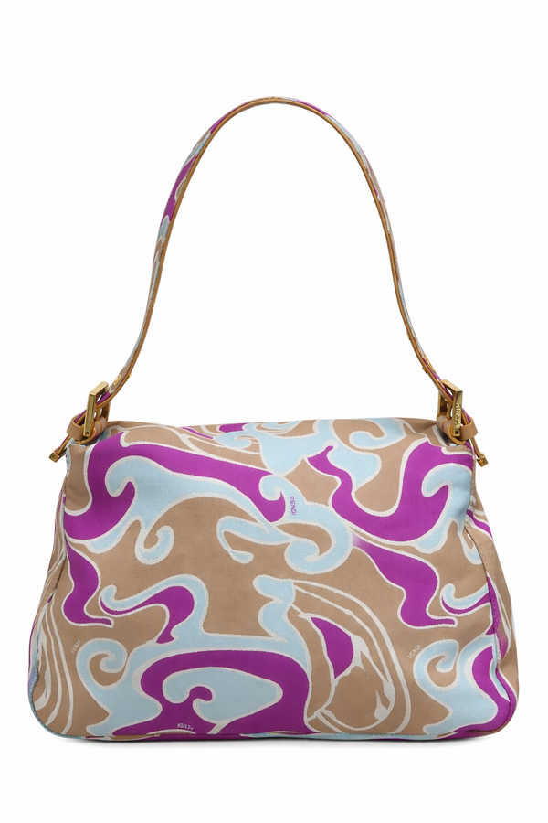 Fendi Wave Print Mamma Baguette
