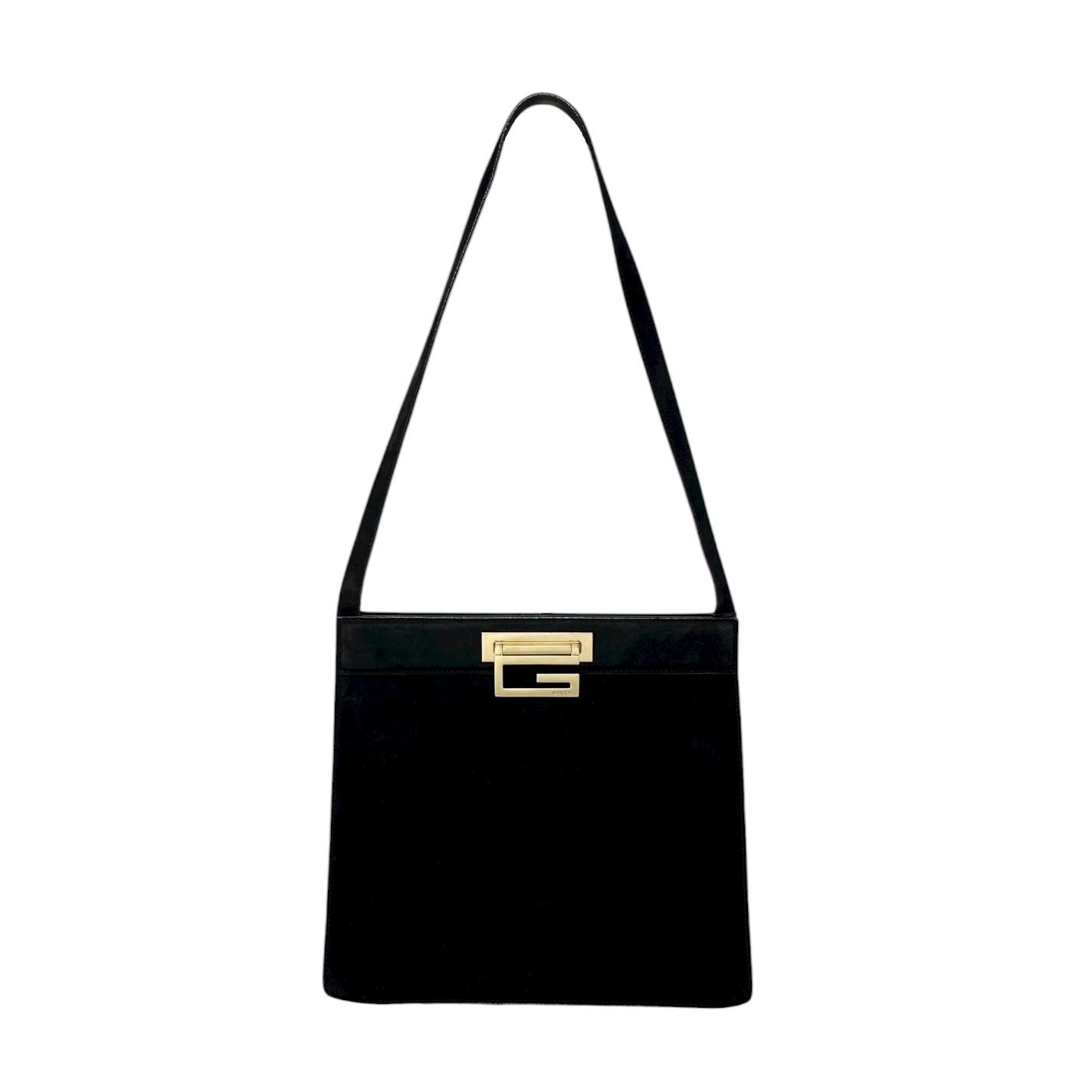 Gucci Black Suede Shoulder Bag