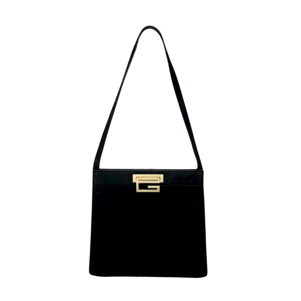Gucci Black Suede Shoulder Bag