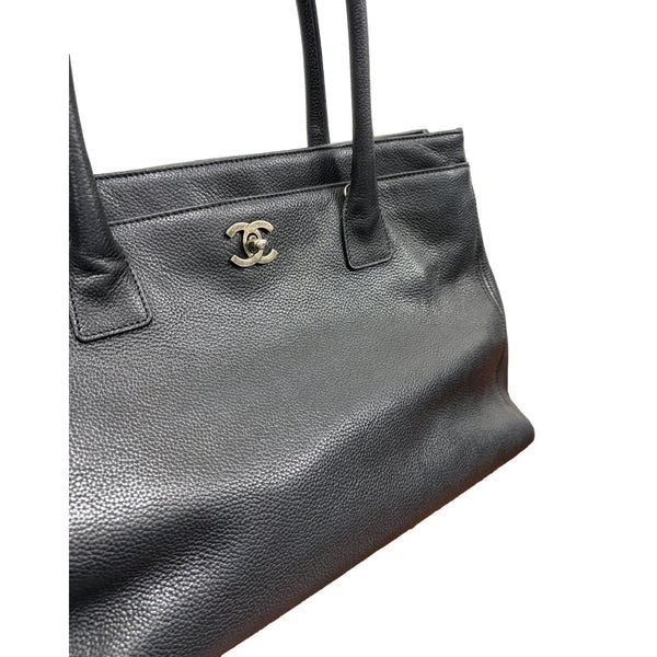 Chanel Black Caviar Cerf Tote