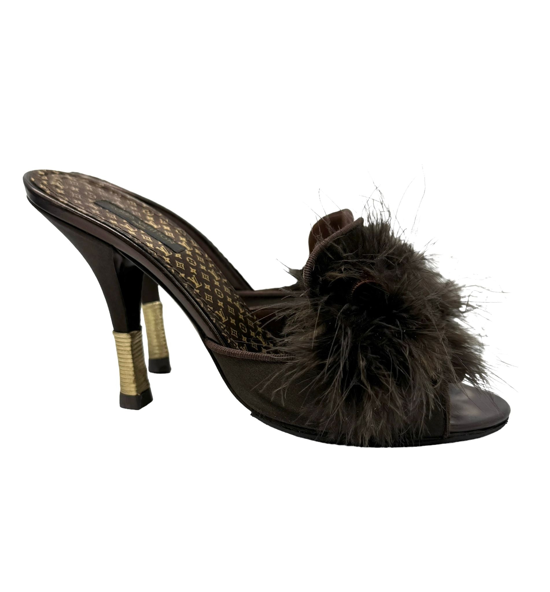 Louis vuitton clearance feather heels