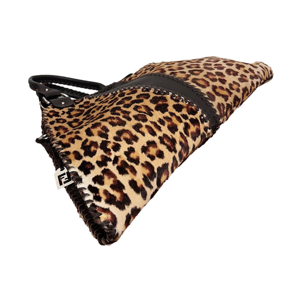 Fendi Cheetah Logo Shoulder Bag