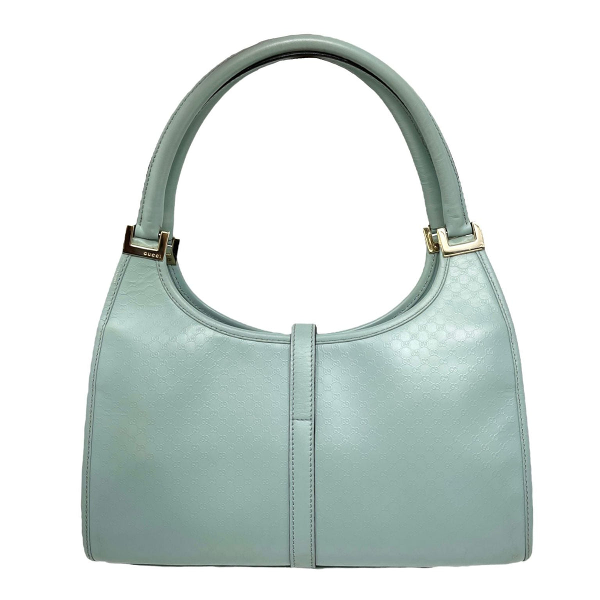 Gucci Baby Blue Logo Jackie Bag