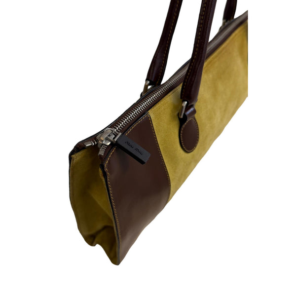 Miu Miu Suede Shoulder Bag