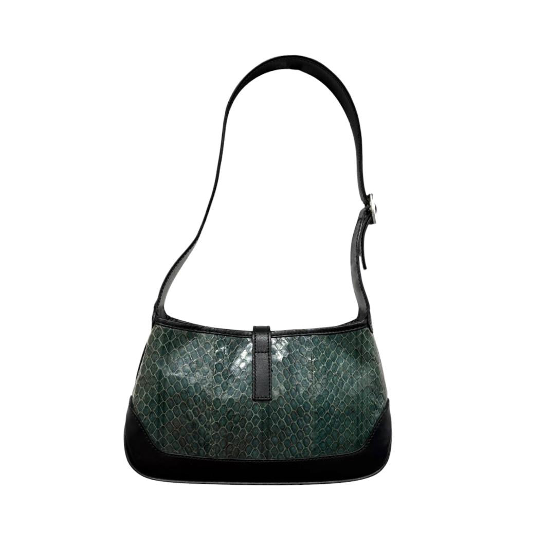 Gucci Green Snakeskin Mini Jackie Bag