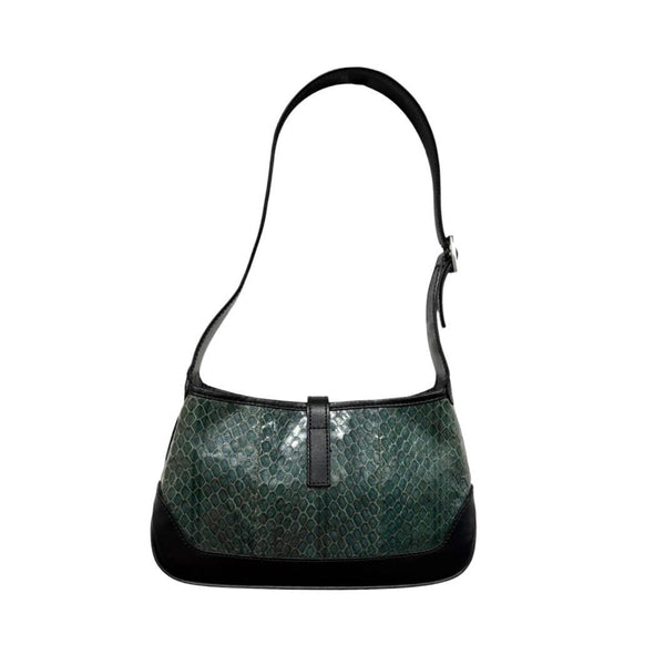 Gucci Green Snakeskin Mini Jackie Bag
