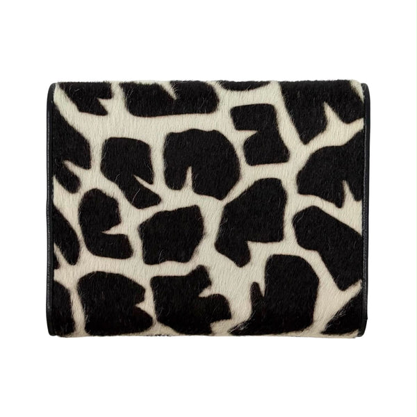 Prada Giraffe Calf-Hair Wallet