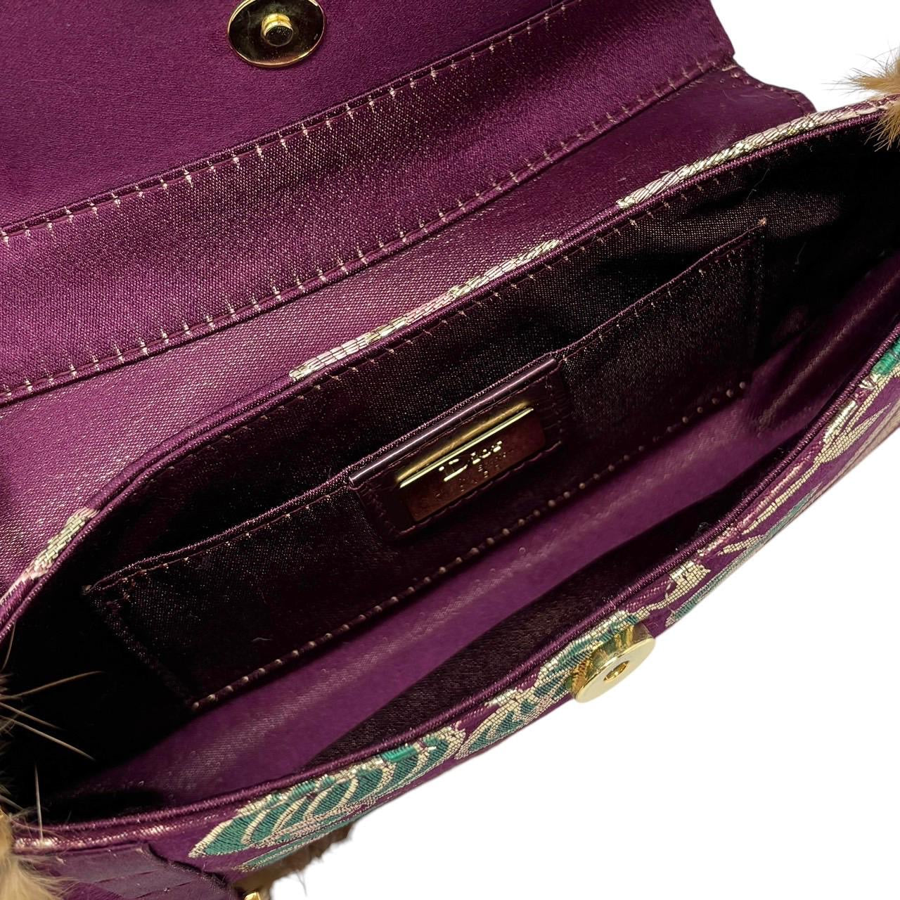 Dior Satin Fur Wristlet – Treasures of NYC