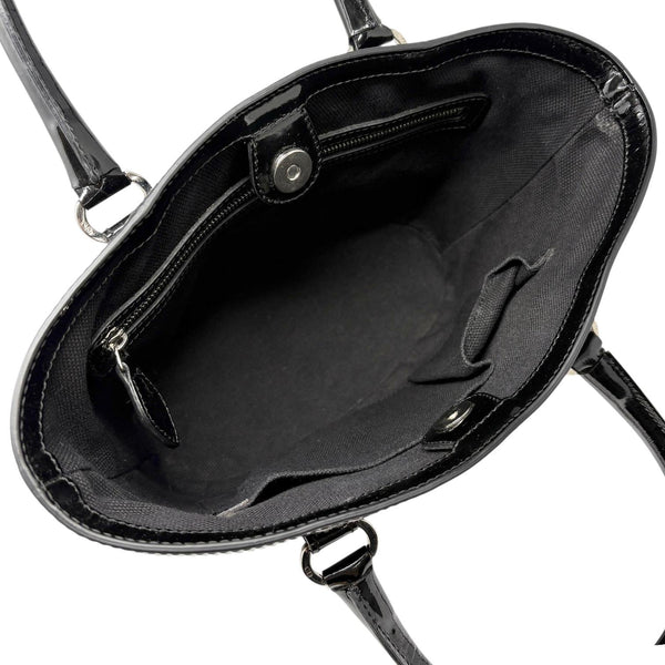 Dior Black Patent Leather Shoulder Bag