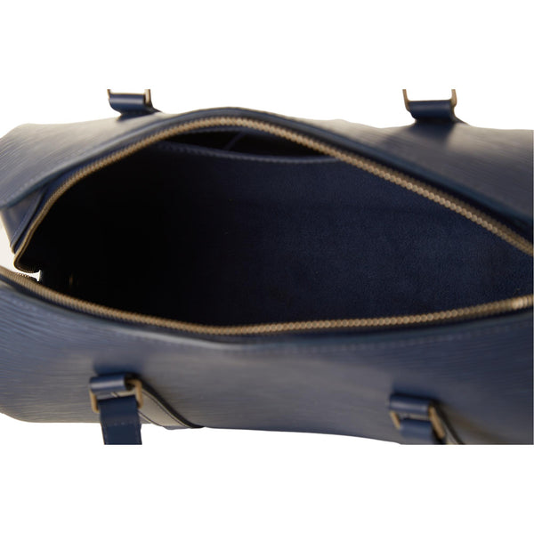 Louis Vuitton Blue Epi Leather Cylinder Bag