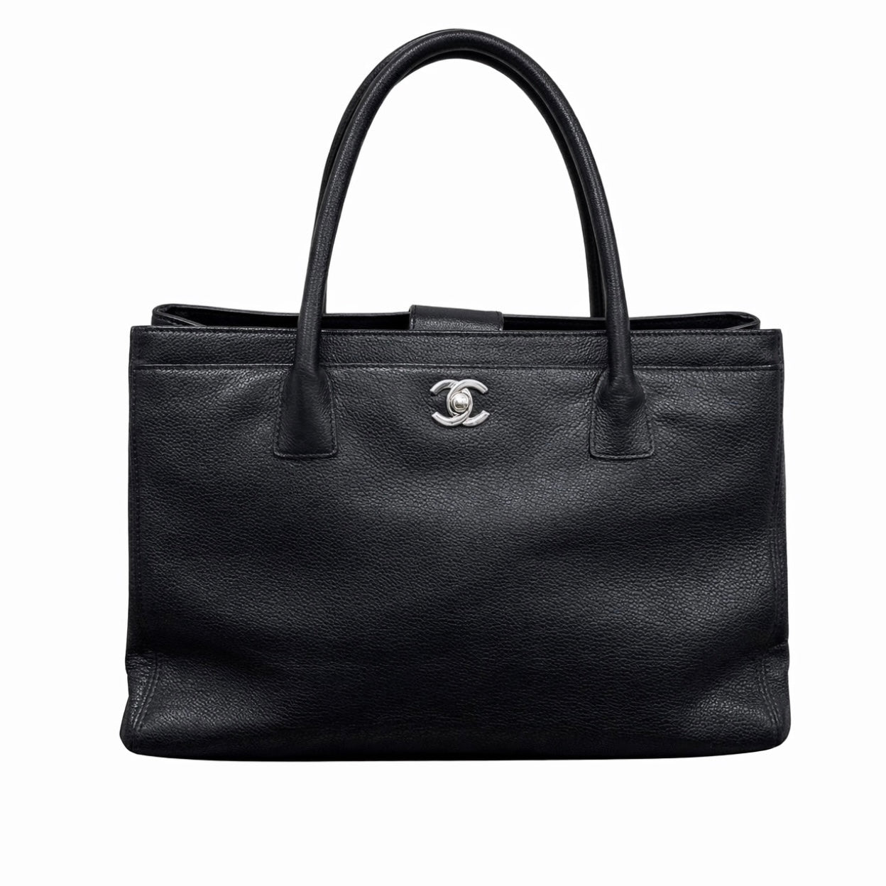 Chanel Black Caviar Cerf Tote