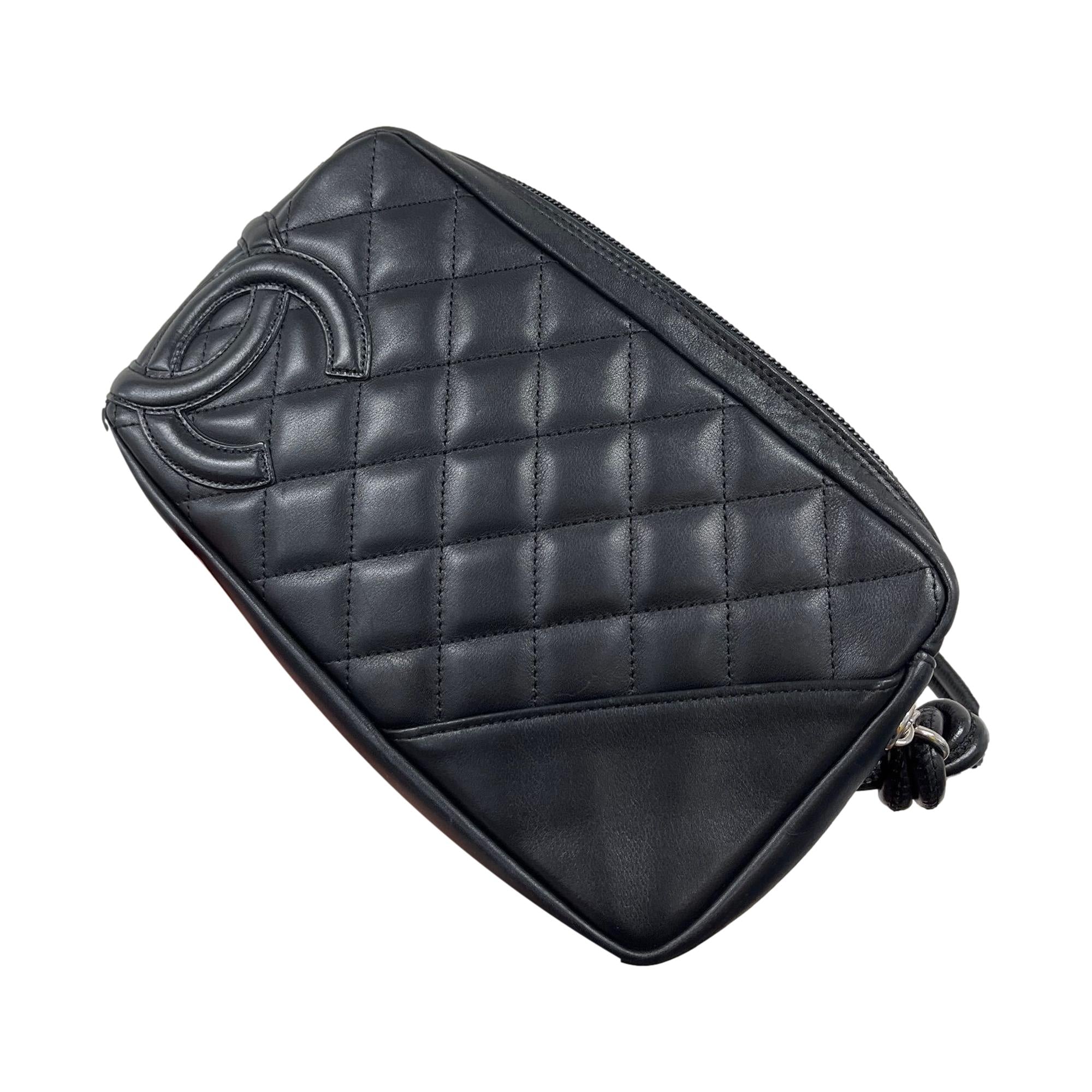 Chanel Black Quilted Cambon Shoulder Bag