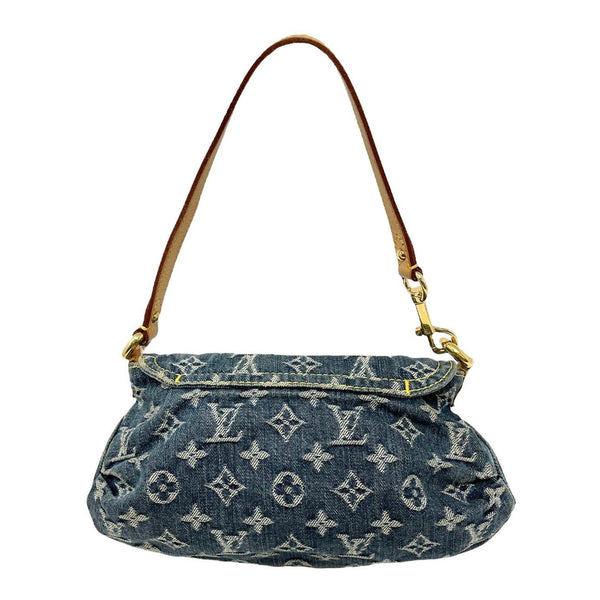 Louis Vuitton Denim Logo Shoulder Bag