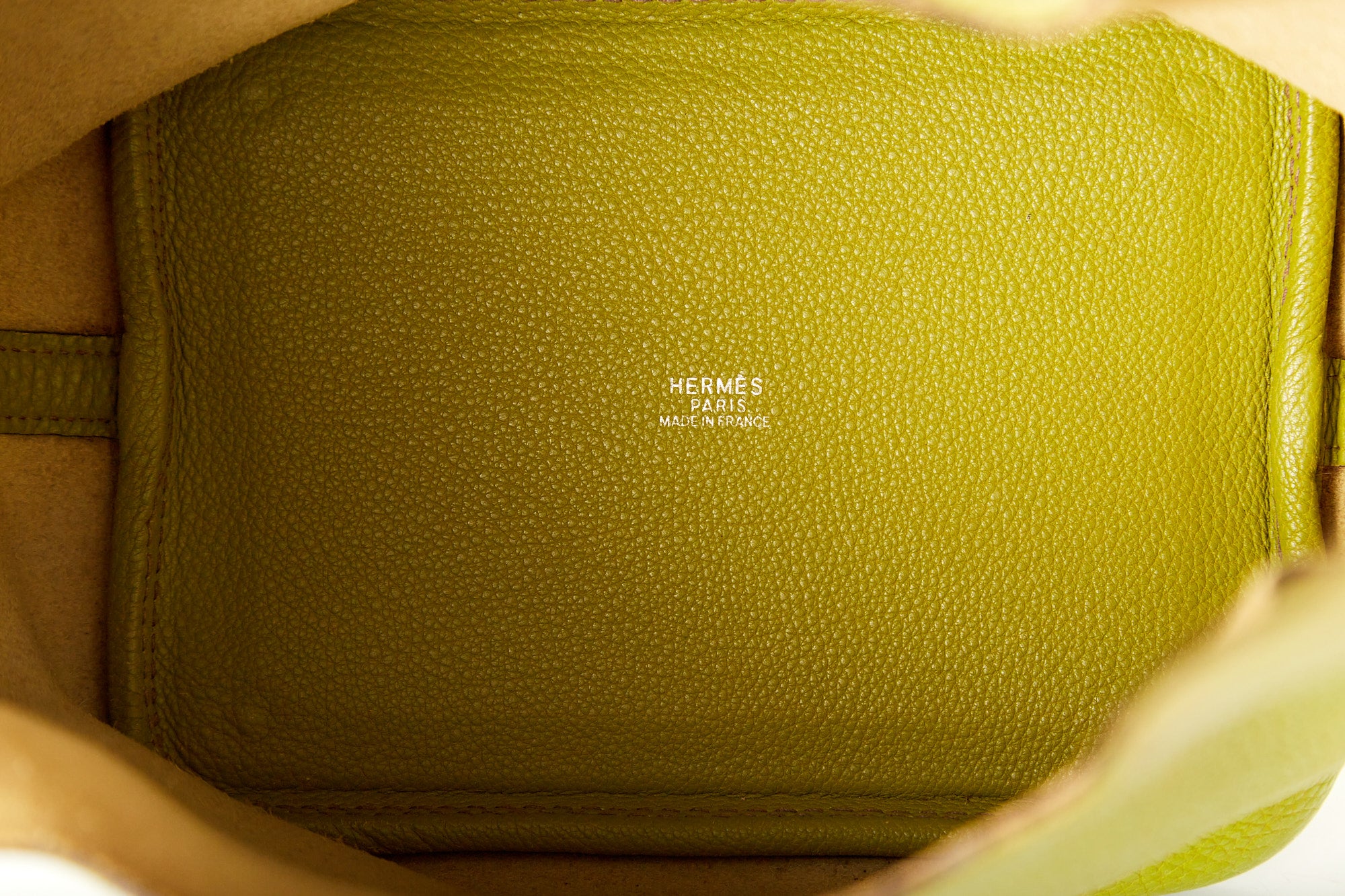 Hermes Lime Green Picotin Top Handle Bag – Treasures of NYC