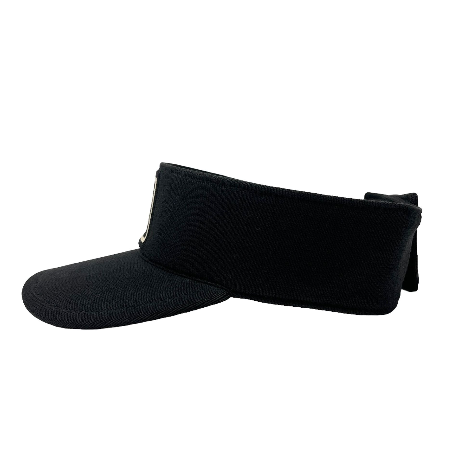 Chanel Black Knit Logo Visor – Treasures of NYC