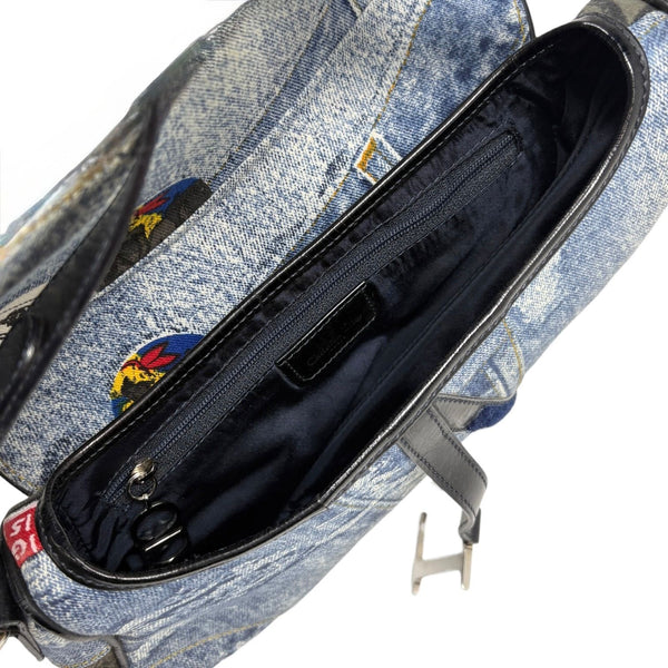 Dior Denim “Miss Diorella” Saddle Bag