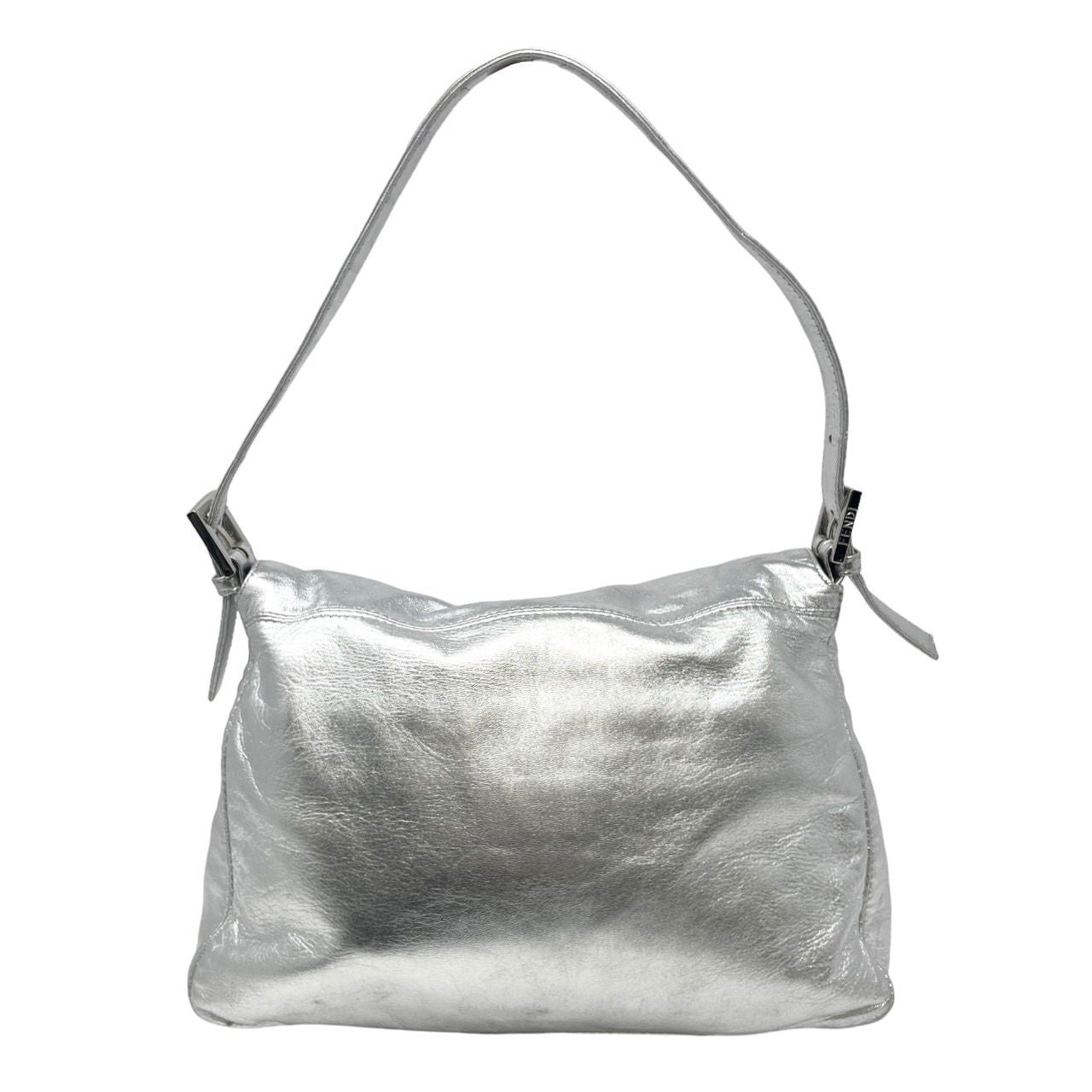 Fendi Silver Rhinestone Mama Baguette