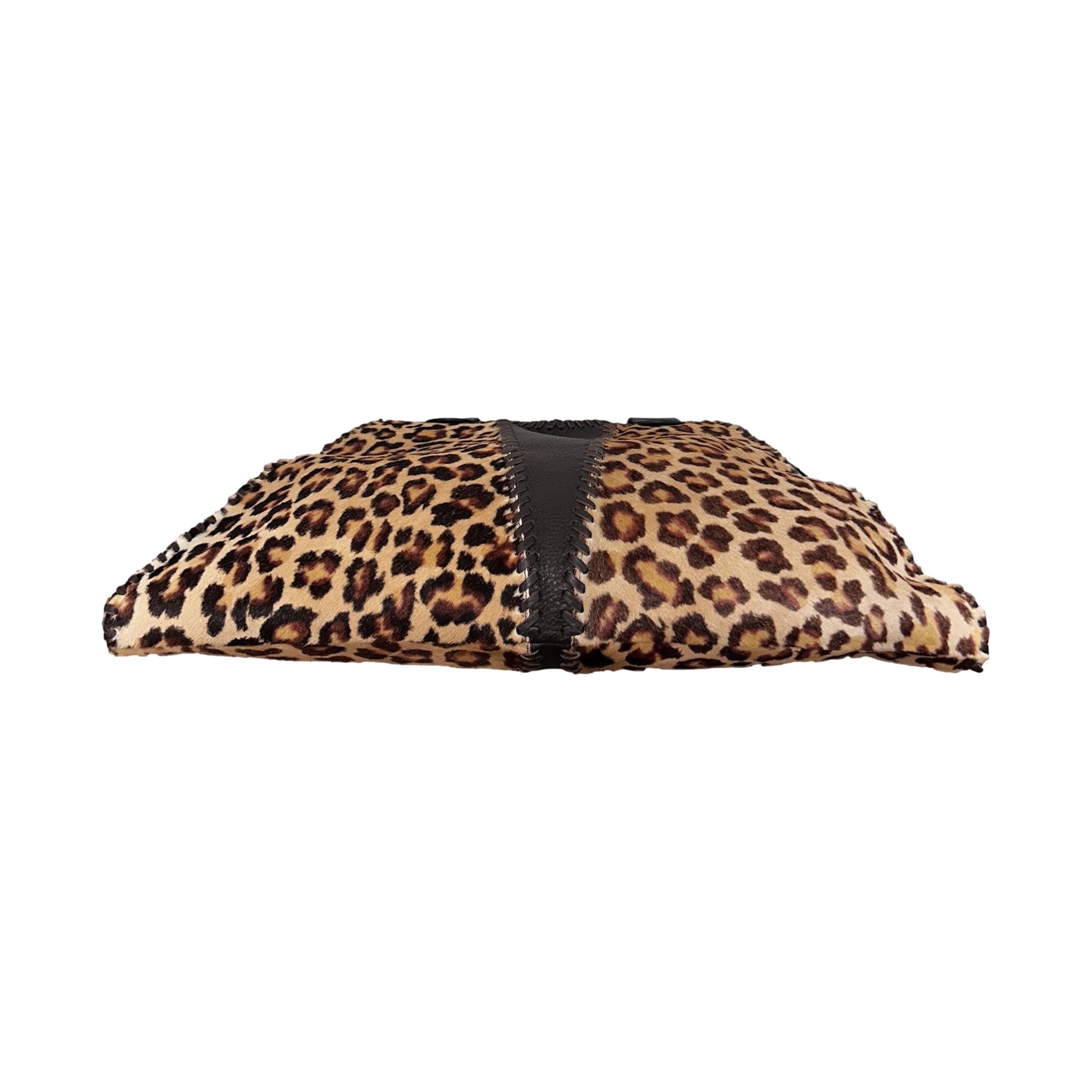 Fendi Cheetah Logo Shoulder Bag